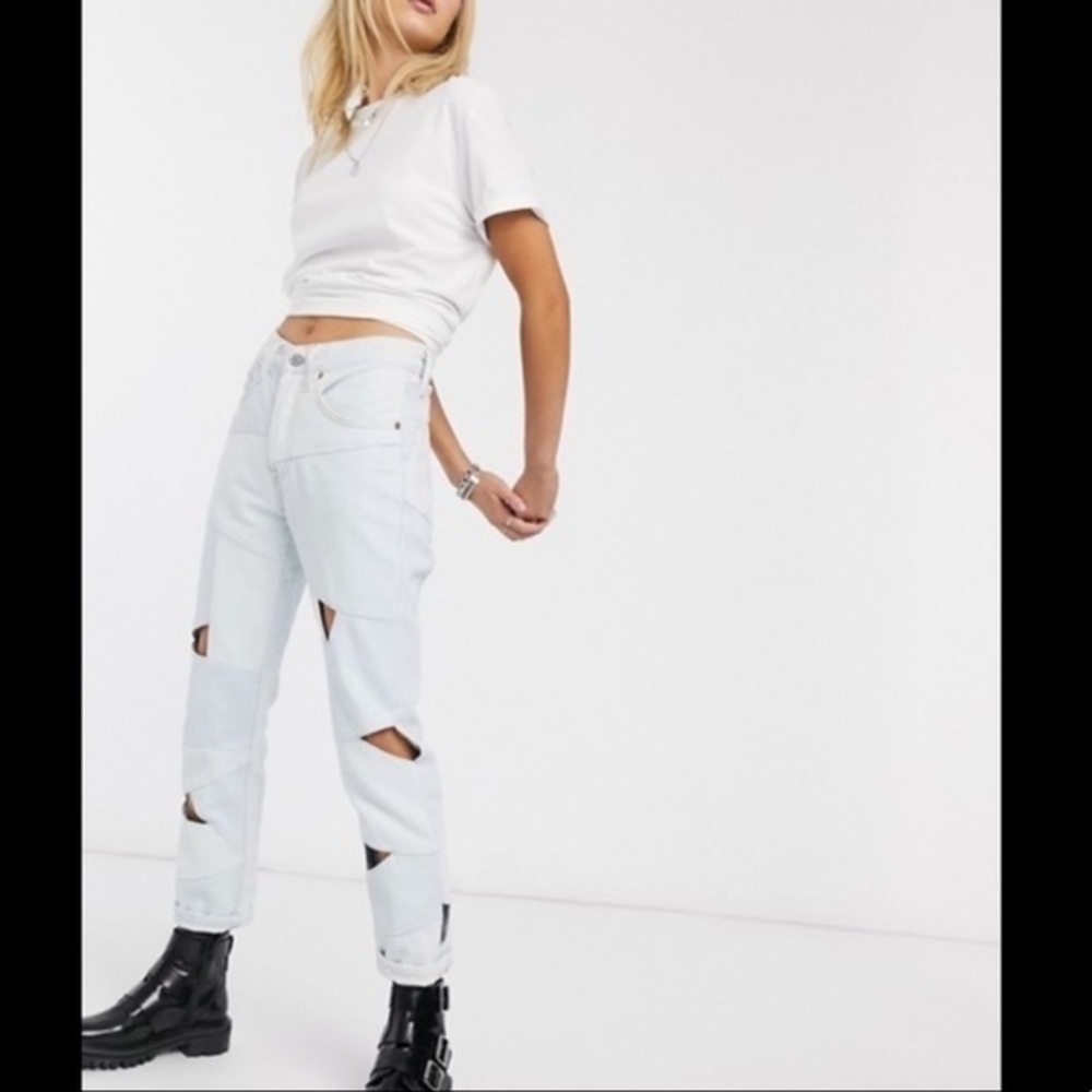 WOMEN’S PREMIUM LEVIS 501 HIGH RISE ‘SCATTER BRAIN’ JEAN LIGHT WASH SIZE 28